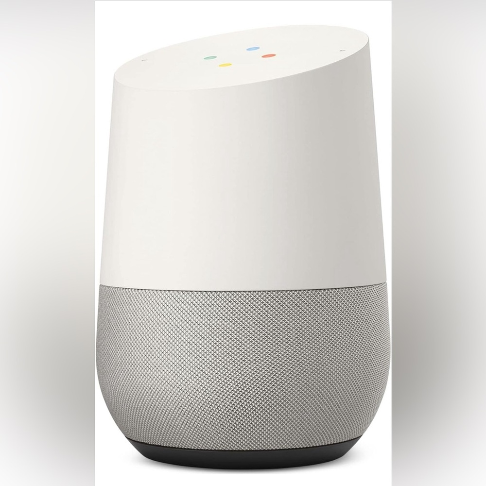 Google Home White Slate One Size Smart Speaker Google Assistant